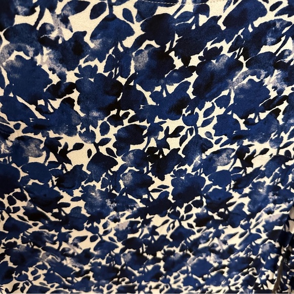 J.Crew Mercantile Women’s Blue Floral Long Sleeve Classic Office Shift Dress S - Picture 8 of 9